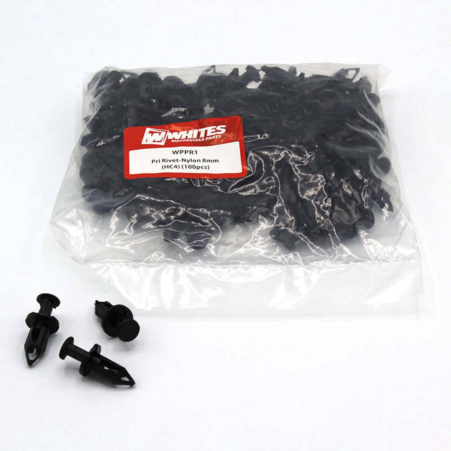 Whites Nylon Pry Rivets - 8mm (100 Pack)