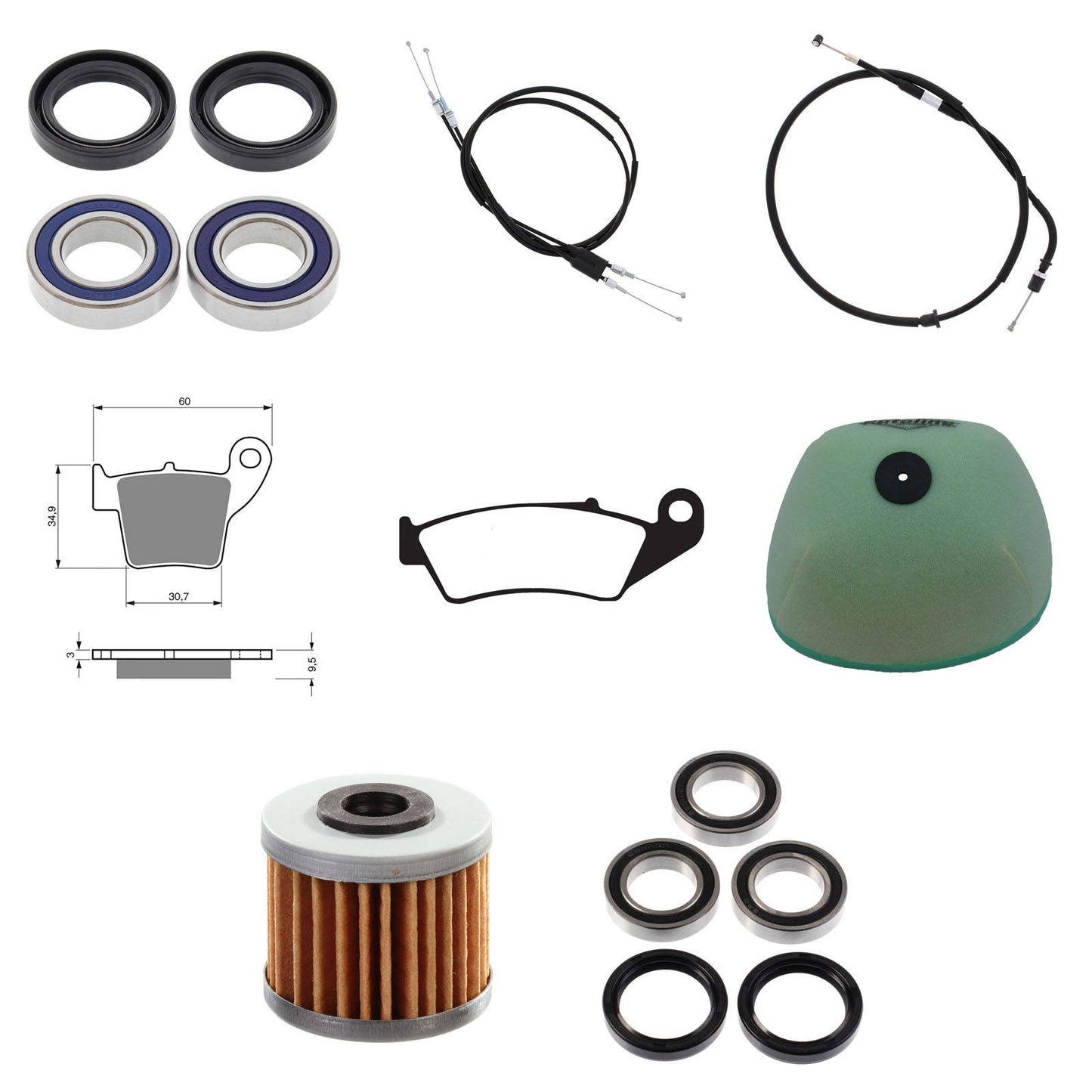 OFFROAD REFURB KIT - HON CRF250R 14-17