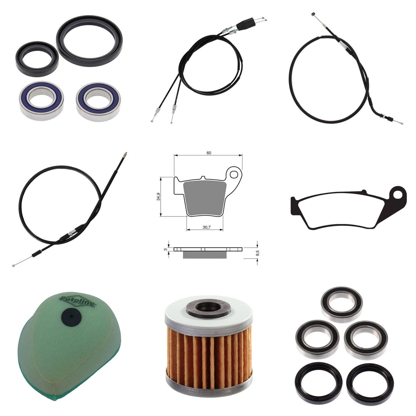 Offroad Refurb Kit - Honda CRF250X \'04-\'06