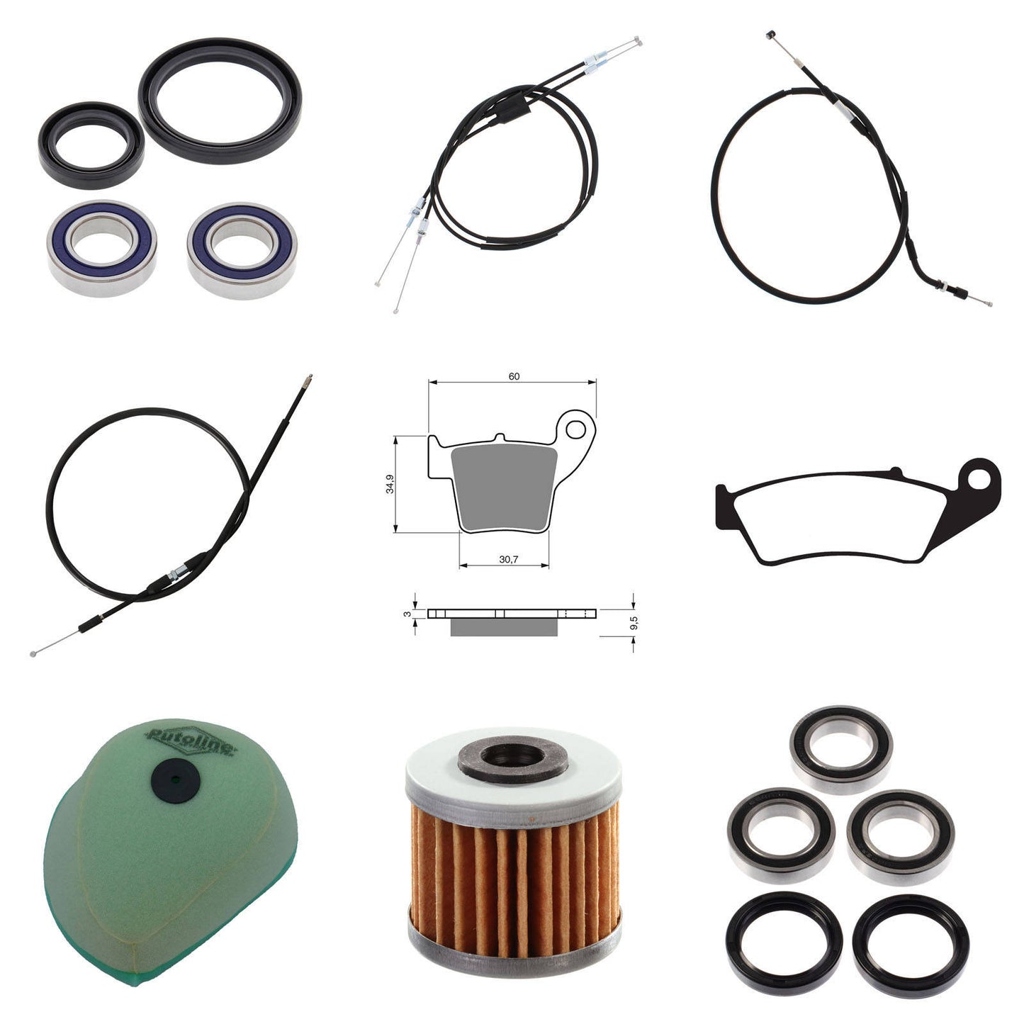 OFFROAD REFURB KIT - HON CRF250X 07