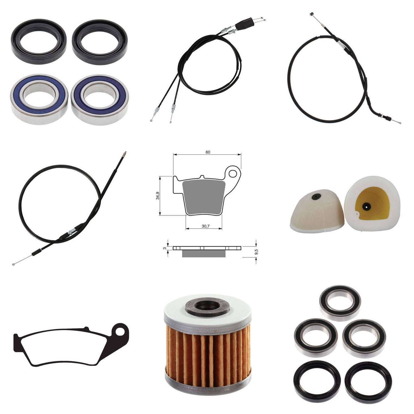 Offroad Refurb Kit - Honda CRF450R \'02