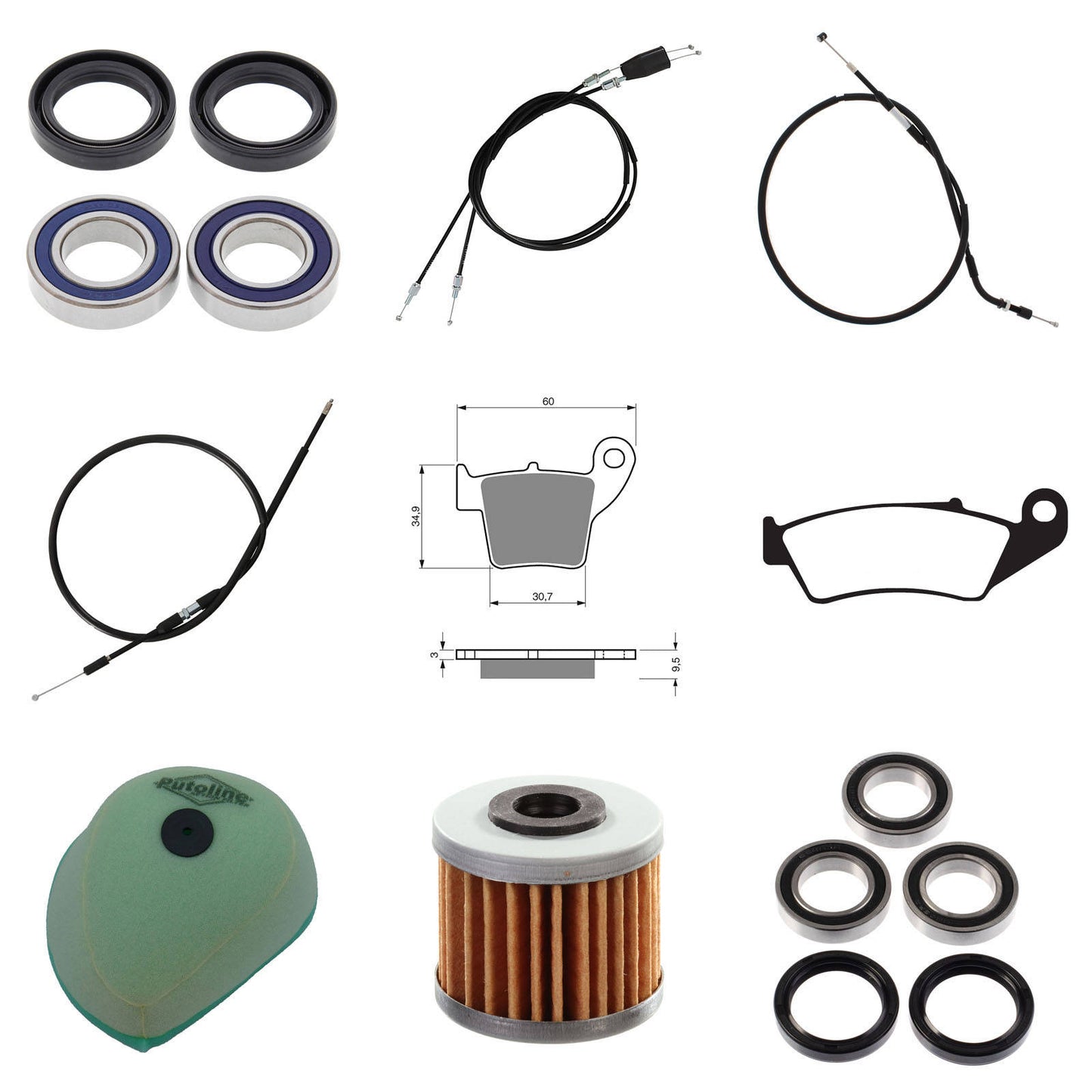 Offroad Refurb Kit - Honda CRF450R \'05-\'06