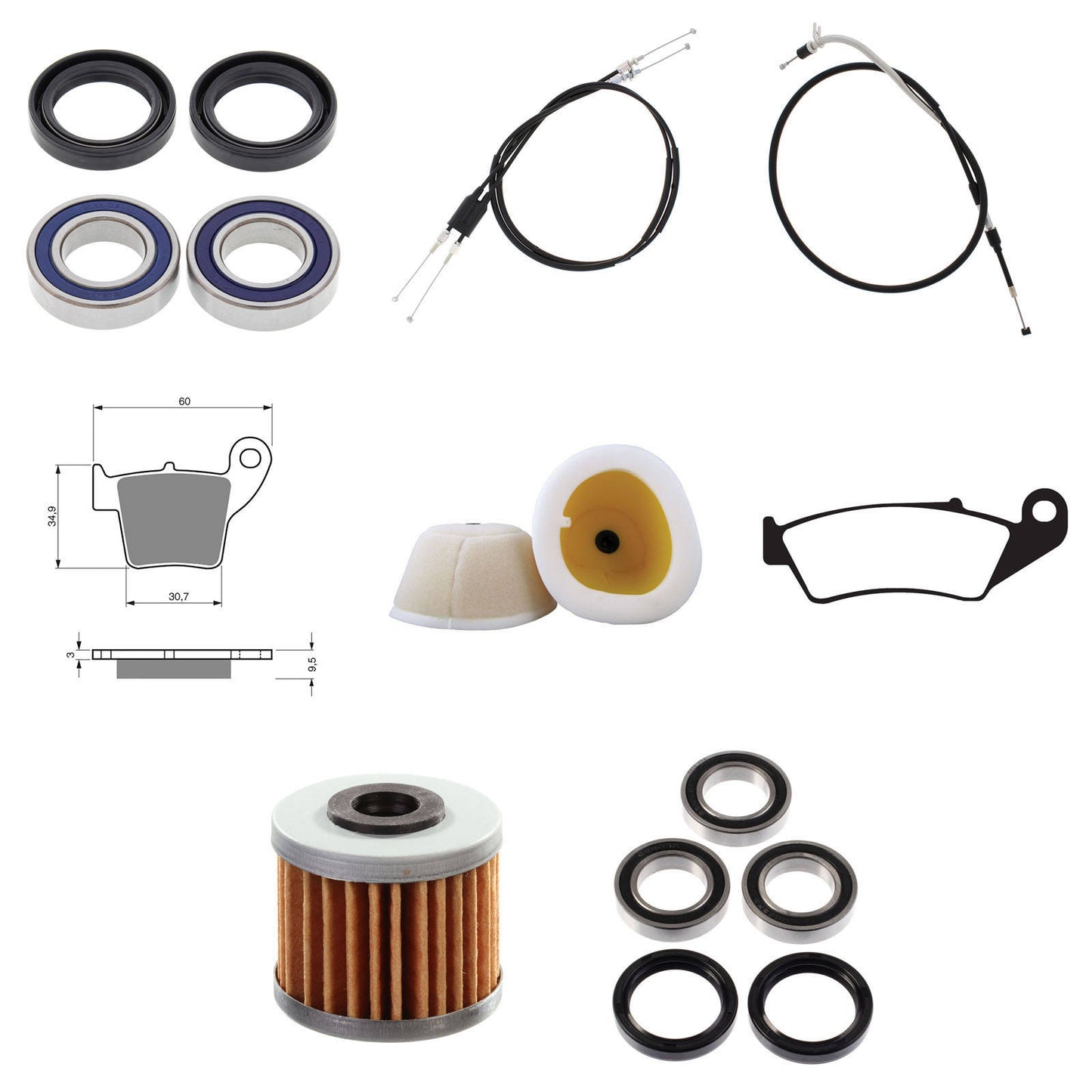 Offroad Refurb Kit - Honda CRF450R \'09-\'12