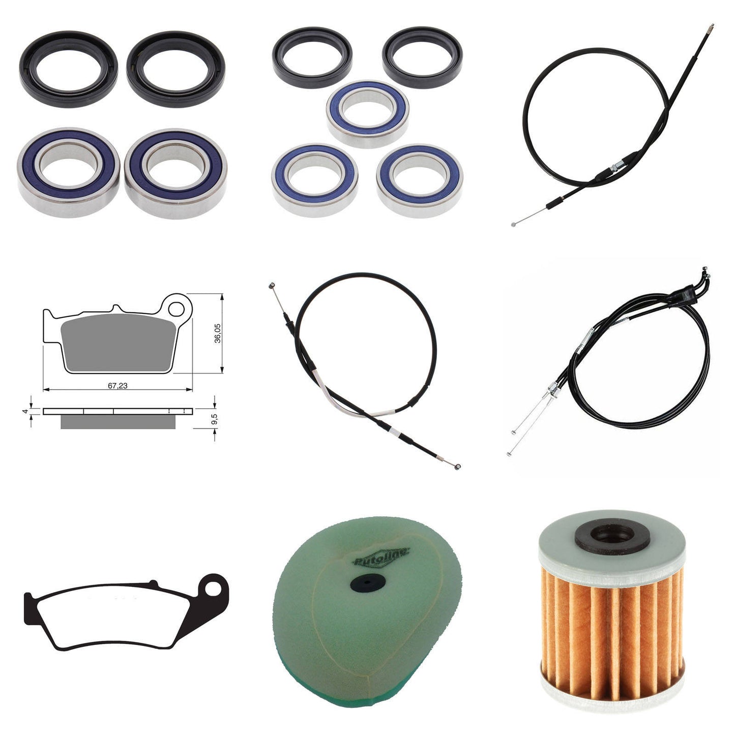 OFFROAD REFURB KIT - KAW KX250F 06-08