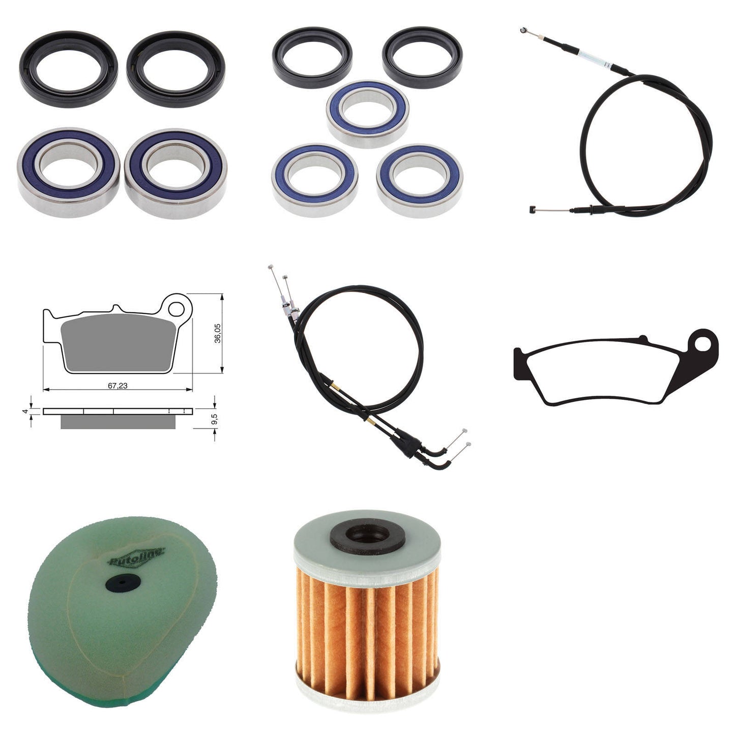 Offroad Refurb Kit - Kawasaki KX250F \'11-\'12
