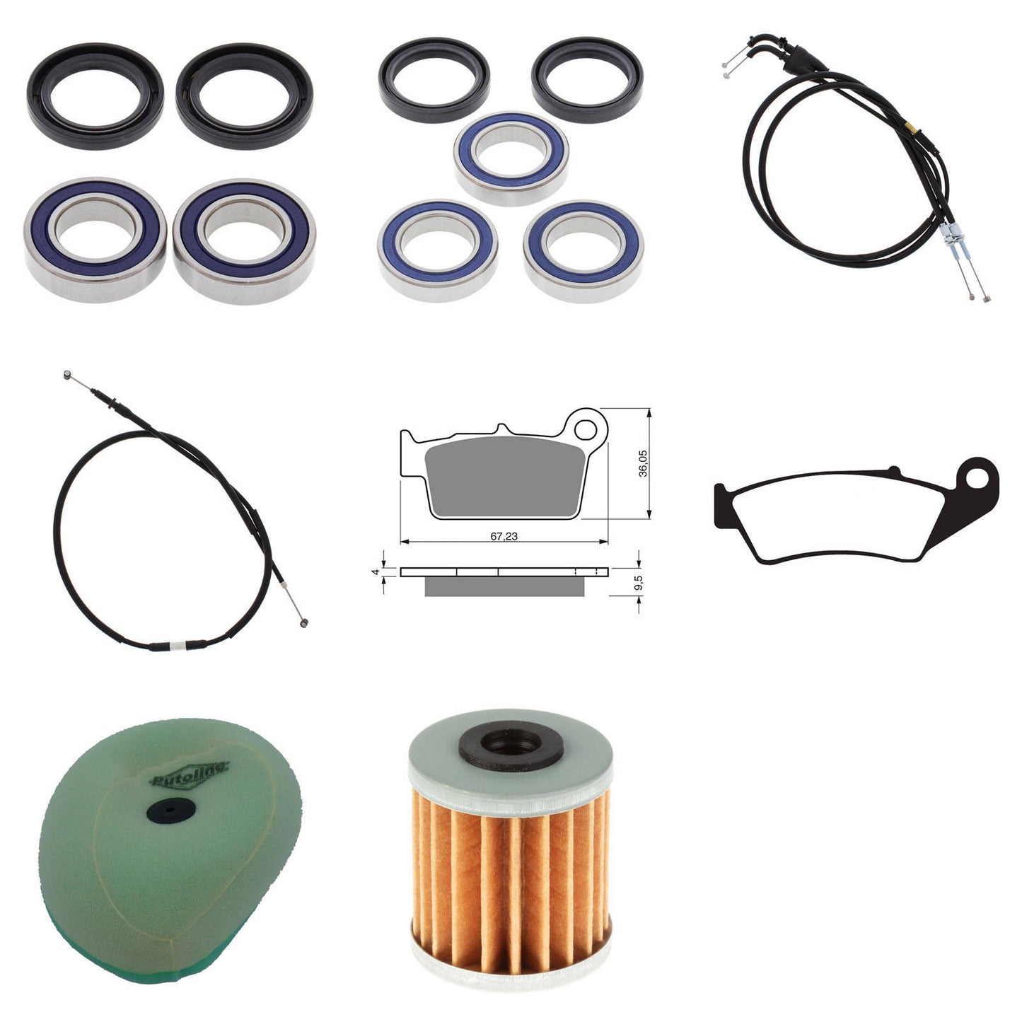 Offroad Refurb Kit - Kawasaki KX250F \'13-\'16