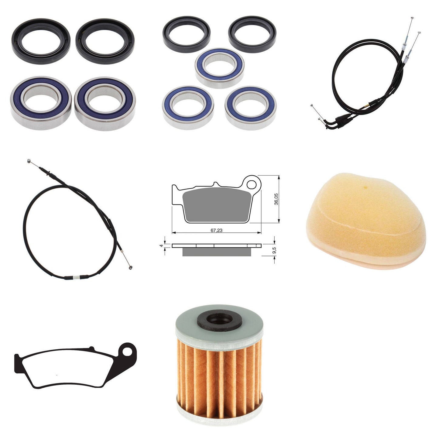 Offroad Refurb Kit - Kawasaki KX250F \'20