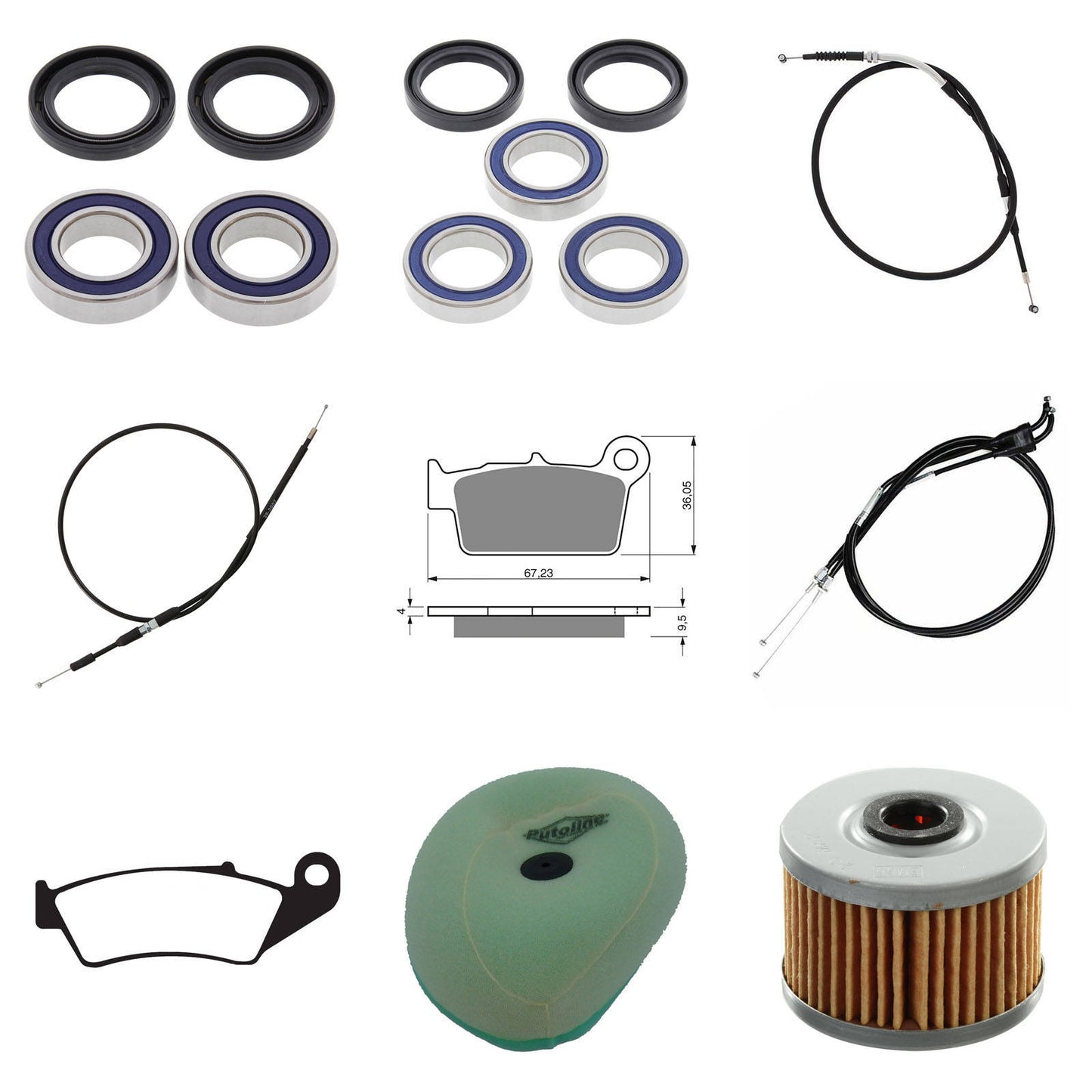 OFFROAD REFURB KIT - KAW KX450F 06-08