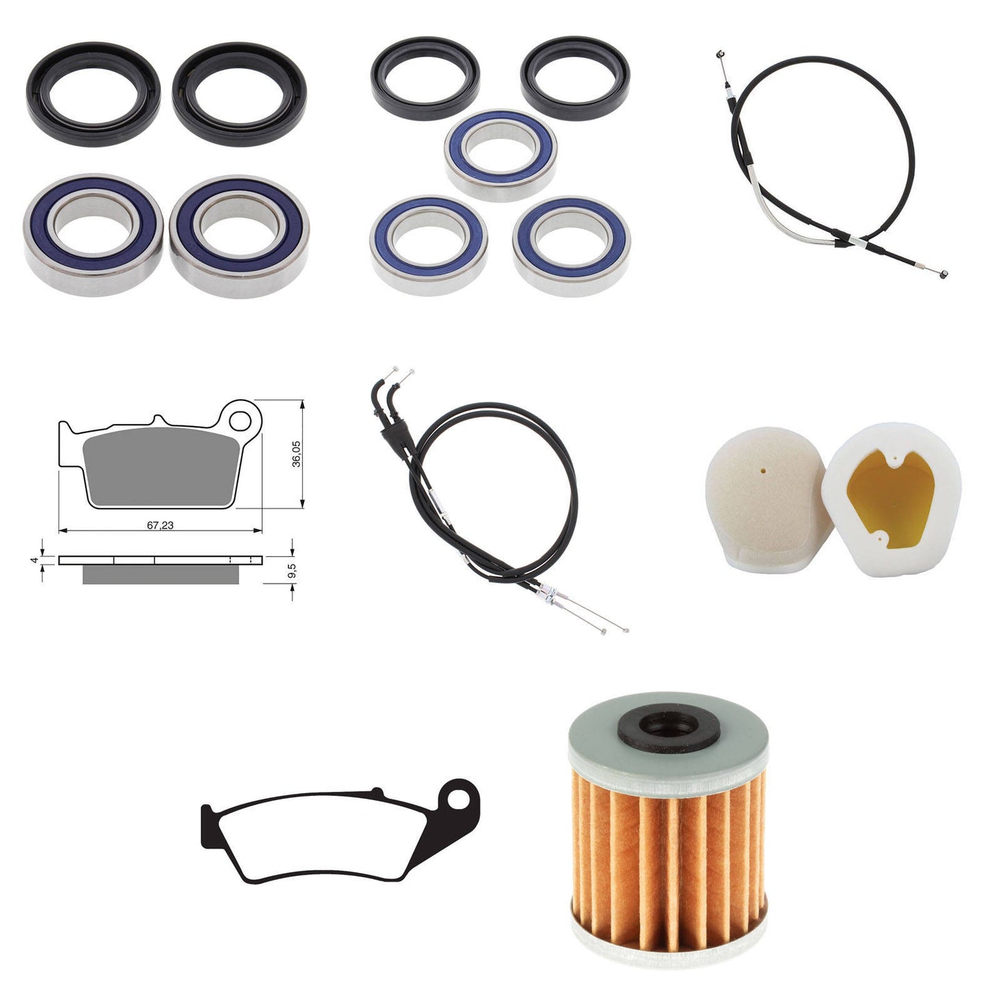 OFFROAD REFURB KIT - SUZ RMZ250 04