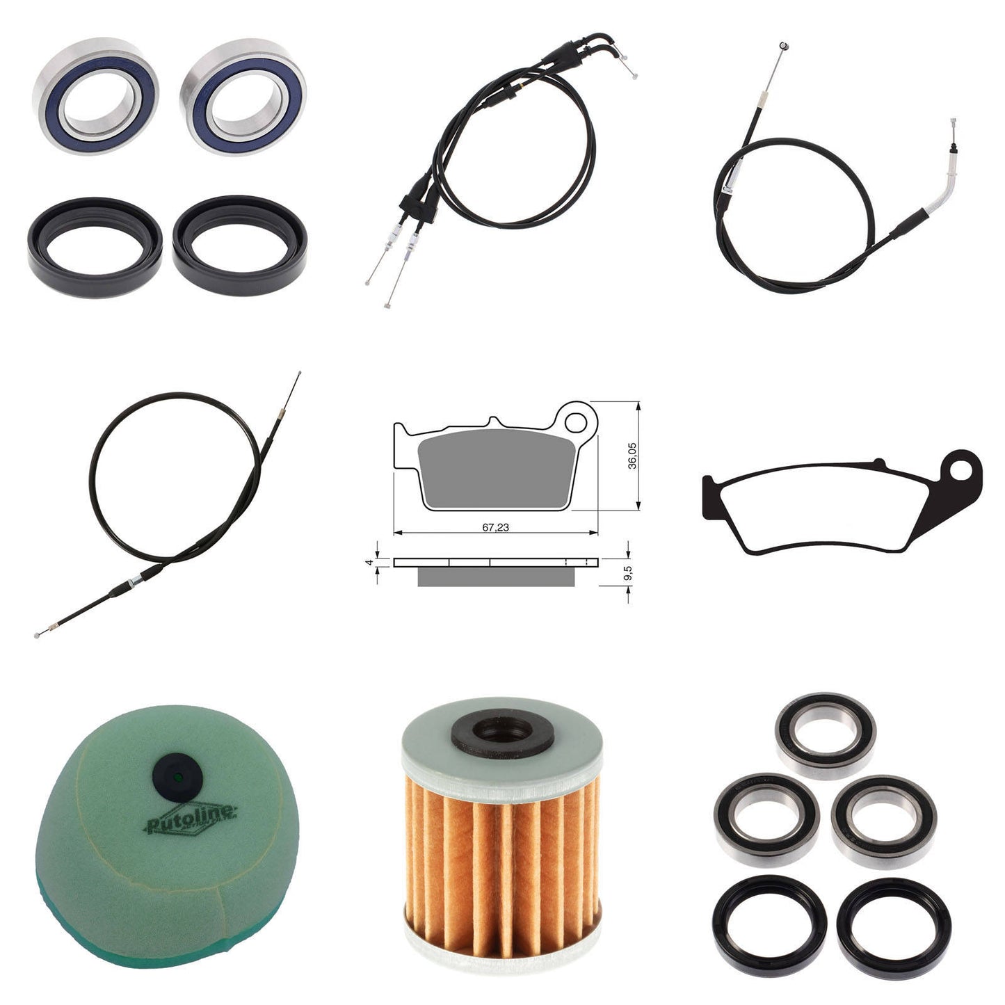 Offroad Refurb Kit - Suzuki RMZ250 \'08-\'09