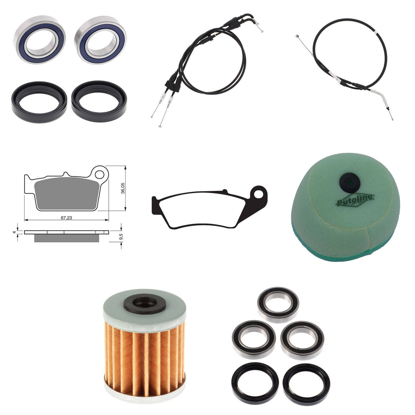 Offroad Refurb Kit - Suzuki RMZ250 \'16-\'18