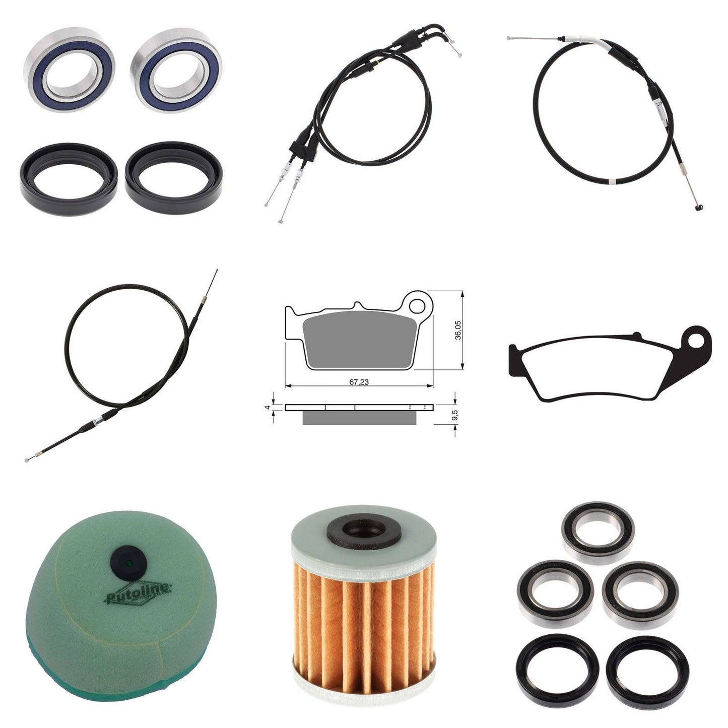 Offroad Refurb Kit - Suzuki RMZ450 \'08-\'09