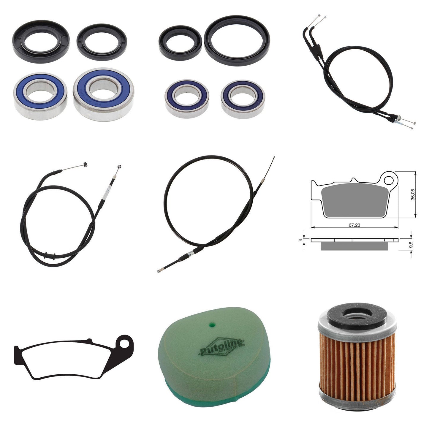 OFFROAD REFURB KIT - YAM WR450F 06