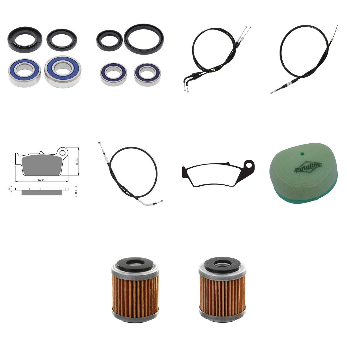 OFFROAD REFURB KIT - YAM WR450F 07-11