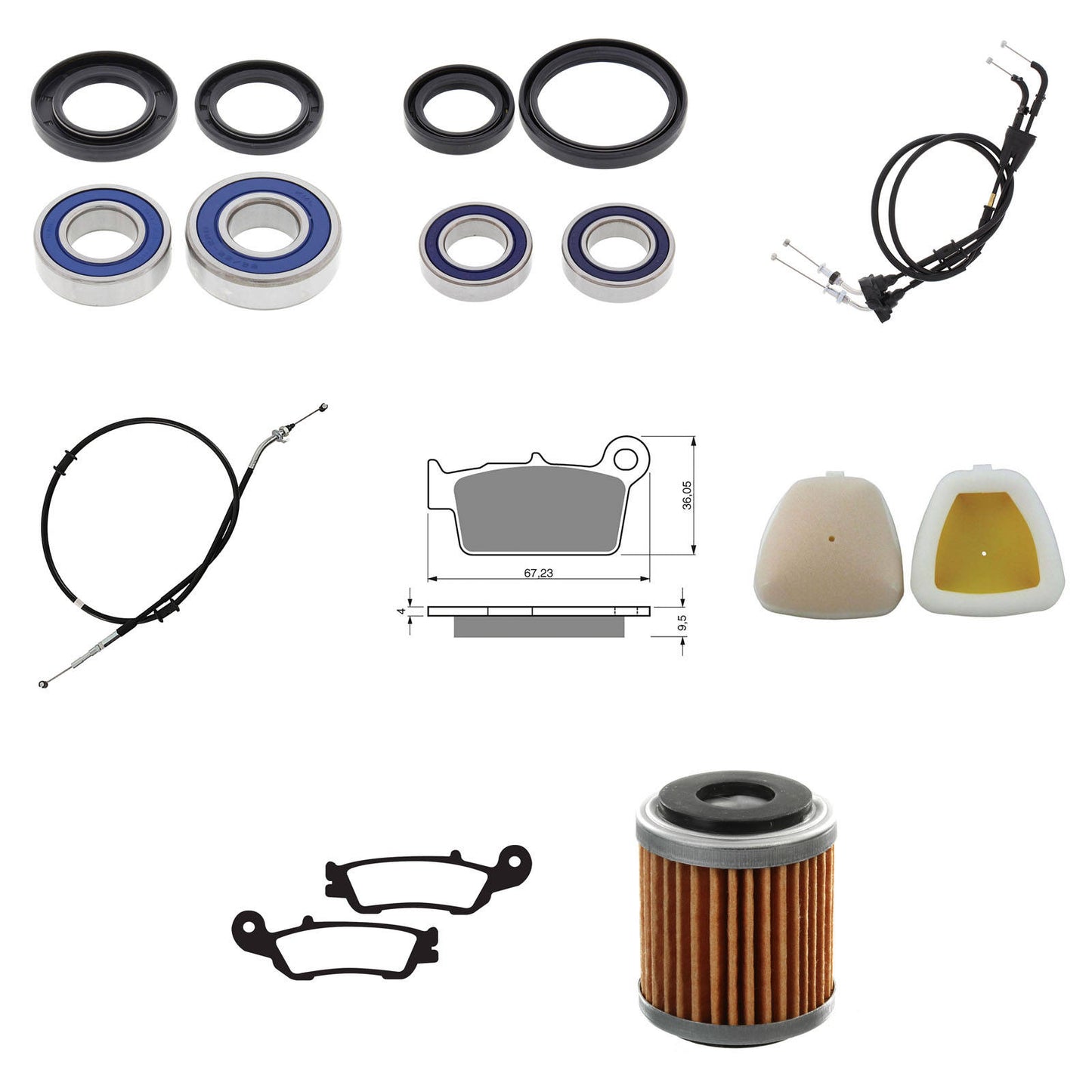 Offroad Refurb Kit - Yamaha WR450F \'16-\'19