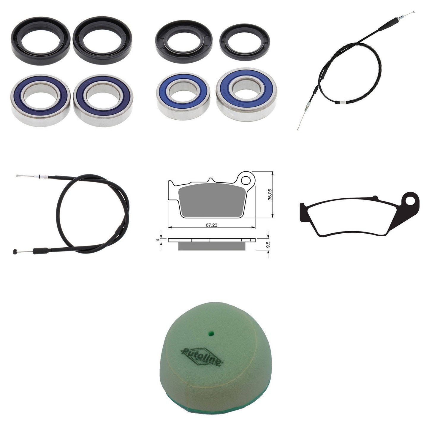Offroad Refurb Kit - Yamaha YZ125 \'07