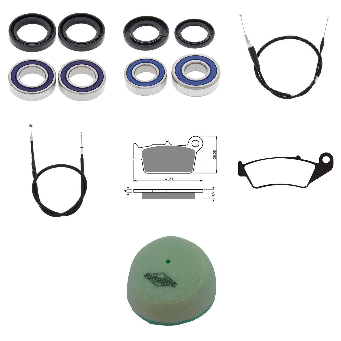 OFFROAD REFURB KIT - YAM YZ250 03