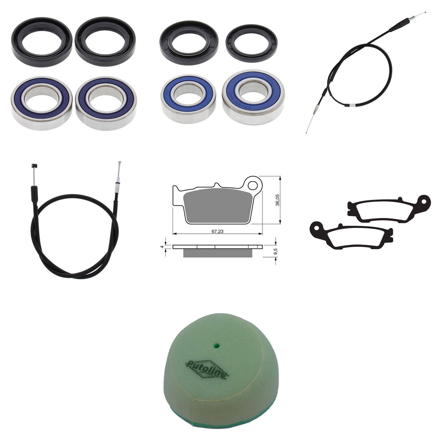 Offroad Refurb Kit - Yamaha YZ250 \'08-\'20 / YZ250X \'16-\'18
