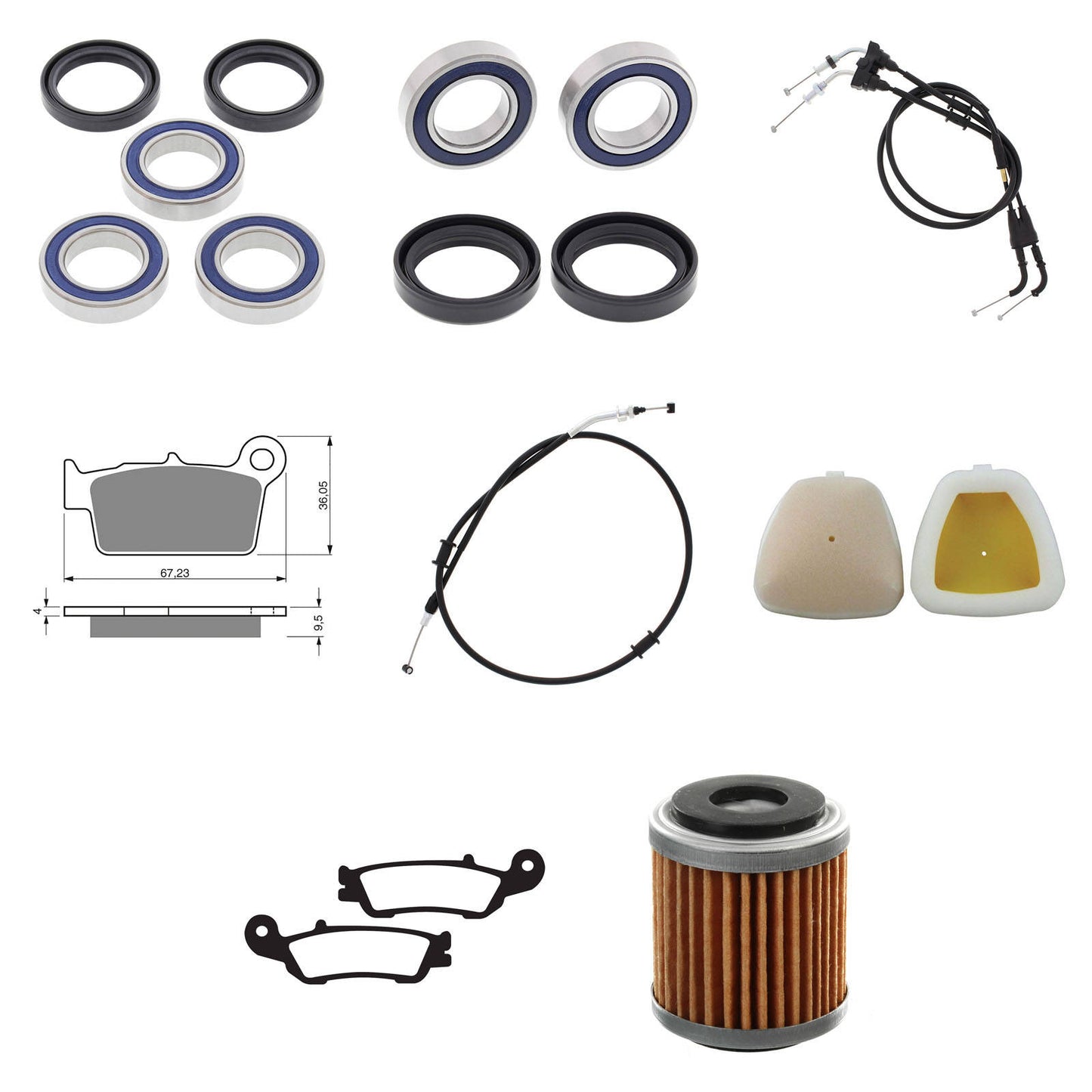 OFFROAD REFURB KIT - YAM YZ250F 14-18