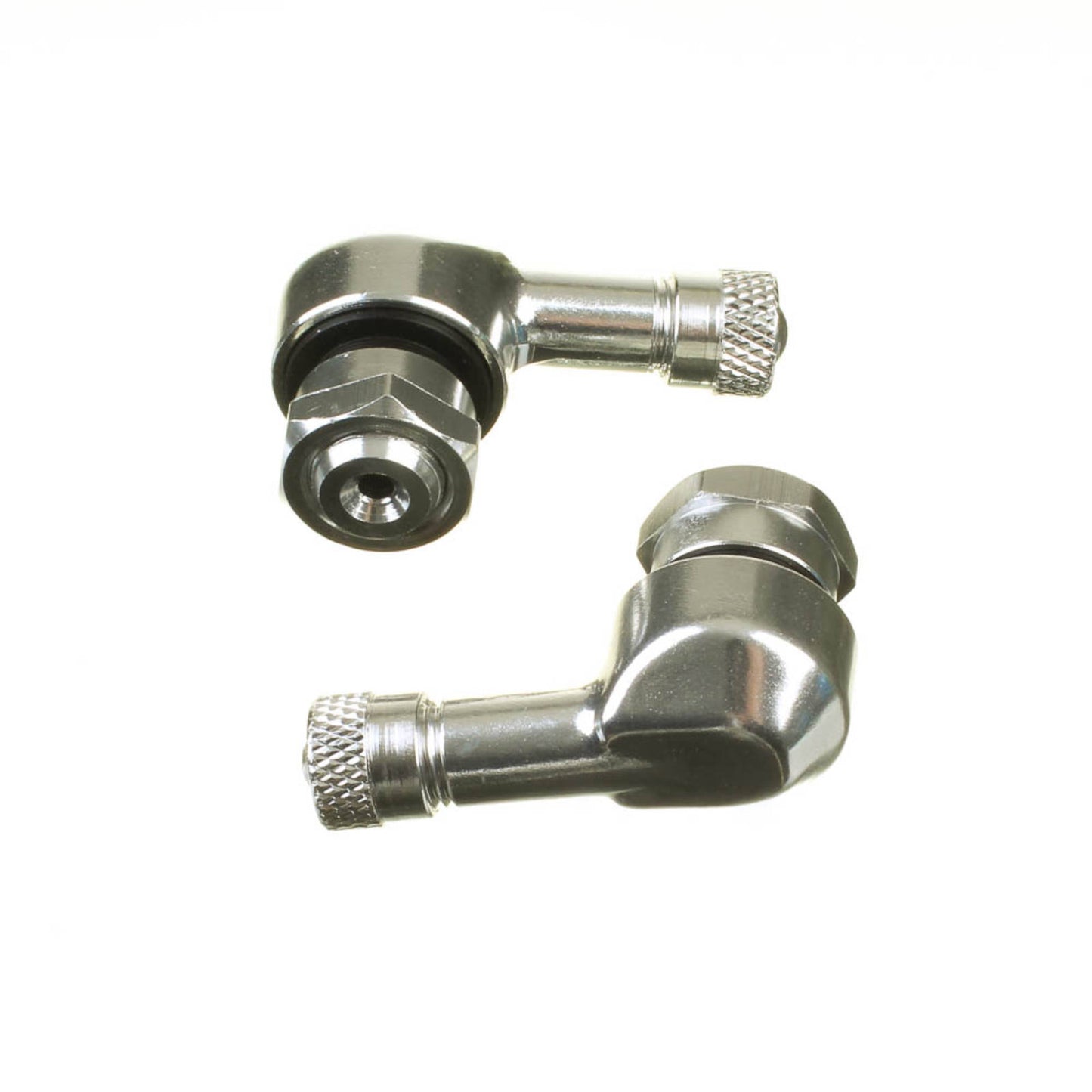 WHITES 90 DEGREE ALLOY VALVE 11.3MM - SIL (PAIR)