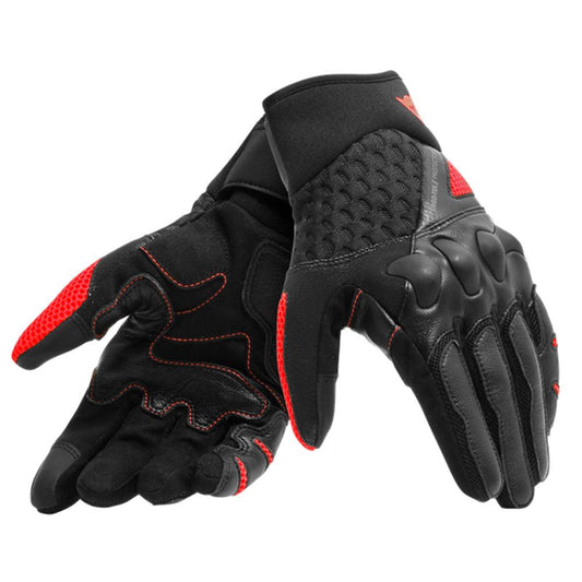 DAINESE X-MOTO UNISEX GLOVES - BLACK/FLUO RED MCLEOD ACCESSORIES (P) sold by Cully's Yamaha