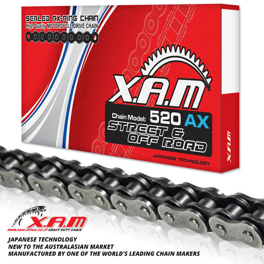XAM 520AX X-Ring Chain (112L), with Clip Link