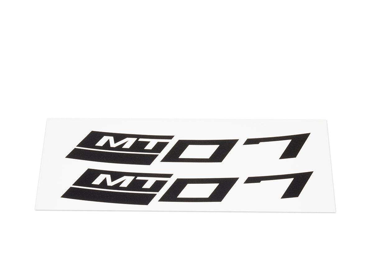 Rear Wheel Sticker "MT-07" - Black YAMAHA MOTOR AUSTRALIA PTY LTD sold by Cully's Yamaha