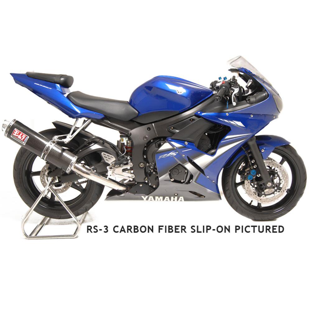 YOSHIMURA RS-3 Stainless/Carbon Full System YZFR6 EXHAUST SERCO PTY LTD sold by Cully's Yamaha