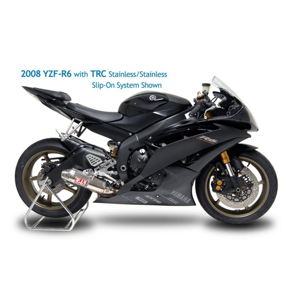 YOSHIMURA TRC Stainless/Carbon Slip-On YZFR6 EXHAUST SERCO PTY LTD sold by Cully's Yamaha