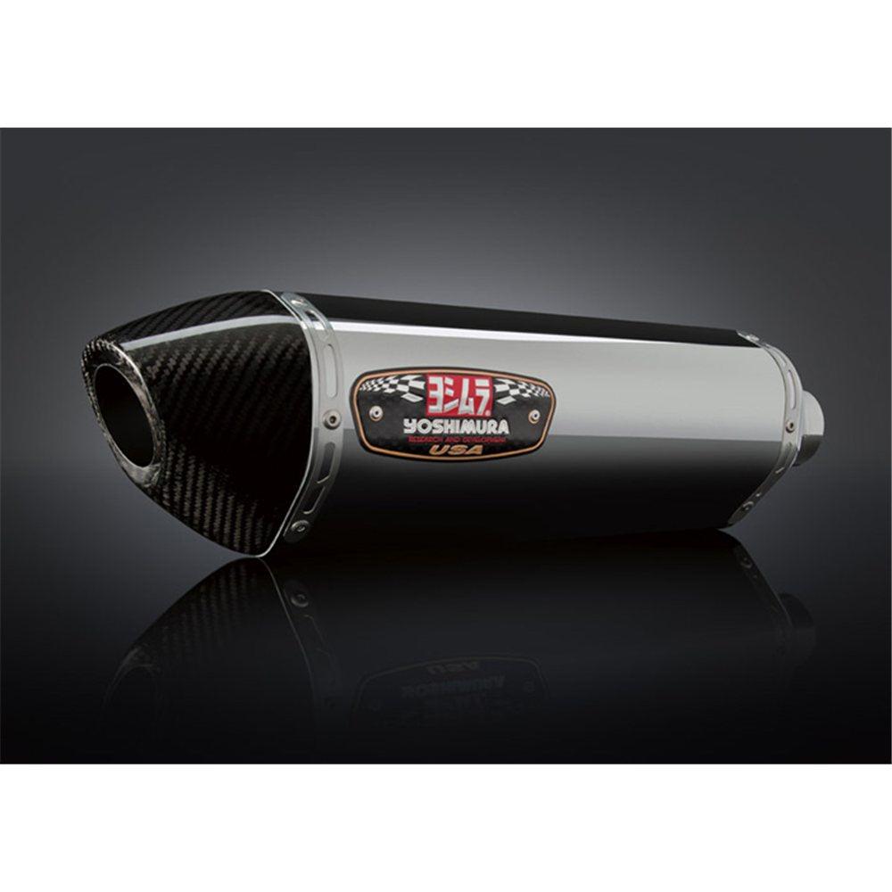 YOSHIMURA R77 STAINLESS/ALUMINIUM SLIP-ON FZ8 EXHAUST SERCO PTY LTD sold by Cully's Yamaha