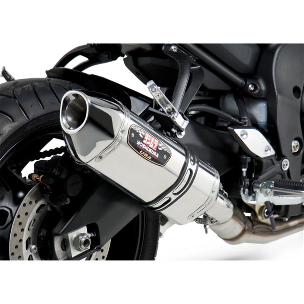YOSHIMURA R77 STAINLESS/ALUMINIUM SLIP-ON FZ8 EXHAUST SERCO PTY LTD sold by Cully's Yamaha