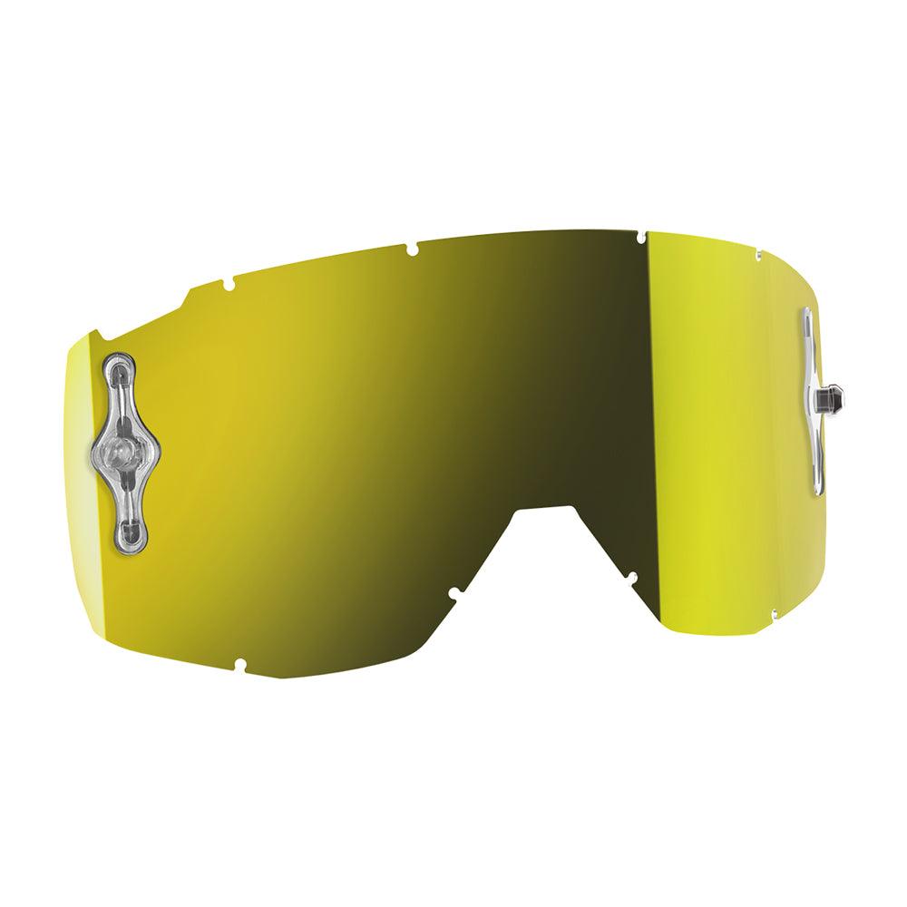 SCOTT PRIMAL/HUSTLE/TYRANT/SPLIT SNG WORKS REPLACEMENT LENS - BLUE/GREEN/YELLOW/SILVER CHROME FICEDA ACCESSORIES sold by Cully's Yamaha