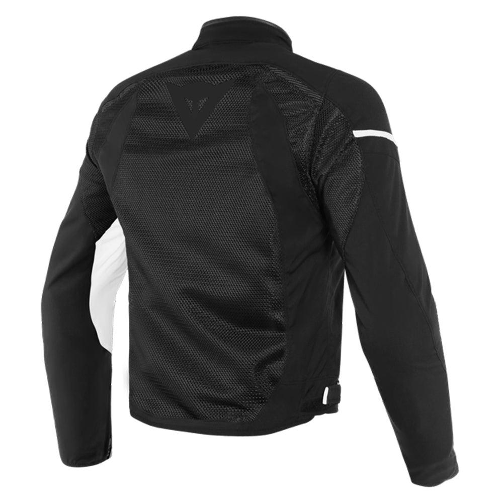 DAINESE AIR FRAME D1 TEX JACKET - BLACK/WHITE MCLEOD ACCESSORIES (P) sold by Cully's Yamaha