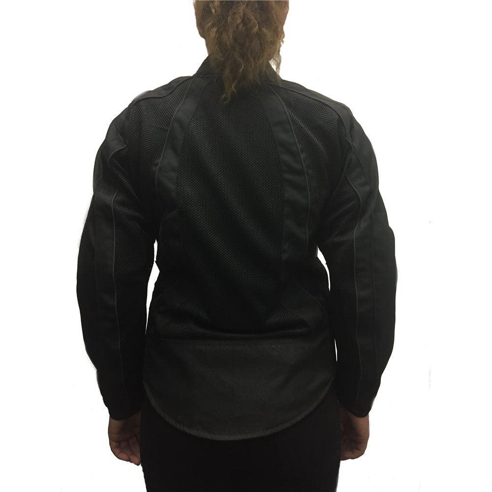 TENTENTHS LADIES MELBOURNE JACKET - BLACK PAKISTAN LEATHER sold by Cully's Yamaha