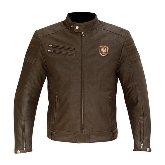 MERLIN ALTON LEATHER JACKET - BROWN G P WHOLESALE sold by Cully's Yamaha