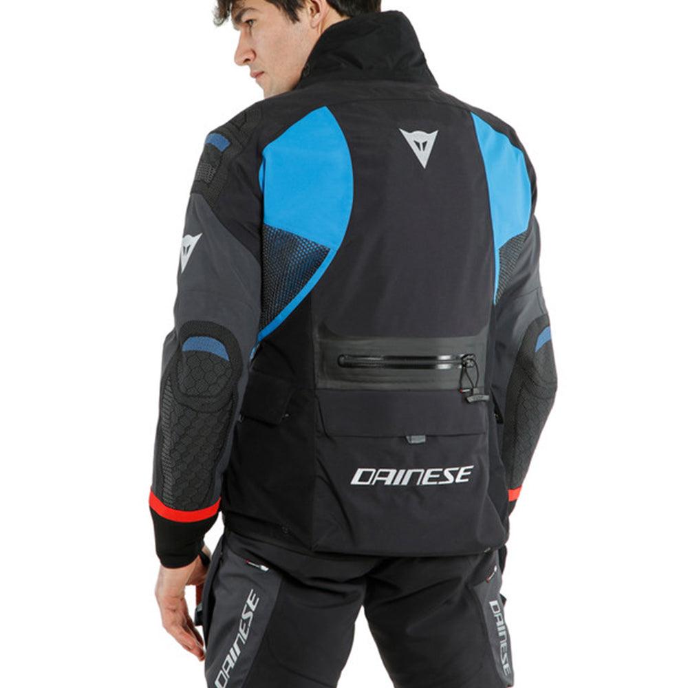 DAINESE ANTARTICA GORE-TEX®JACKET - EBONY/PERFORMANCE BLUE/BLACK MCLEOD ACCESSORIES (P) sold by Cully's Yamaha