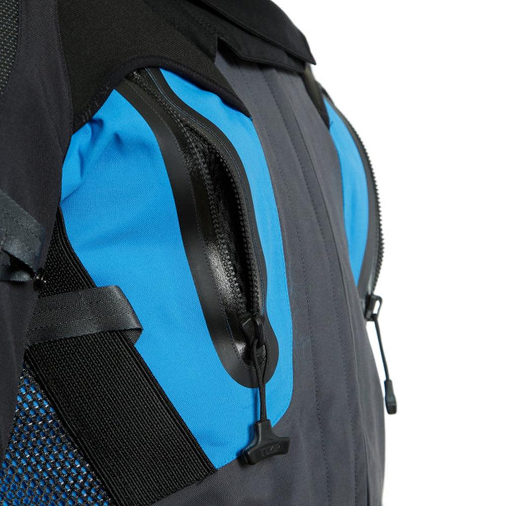 DAINESE ANTARTICA GORE-TEX®JACKET - EBONY/PERFORMANCE BLUE/BLACK MCLEOD ACCESSORIES (P) sold by Cully's Yamaha