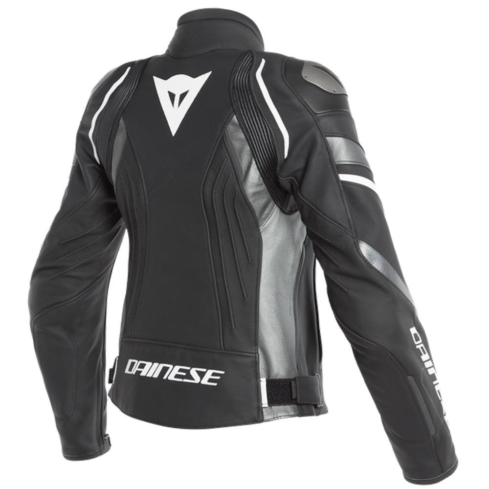 DAINESE AVRO 4 LADY JACKET - MATT BLACK/ANTHRACITE/WHITE MCLEOD ACCESSORIES (P) sold by Cully's Yamaha