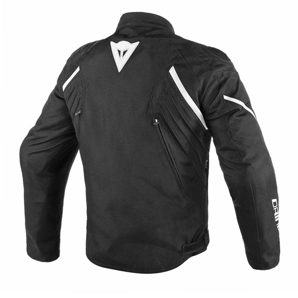 DAINESE AVRO D2 TEX JACKET - BLACK/WHITE MCLEOD ACCESSORIES (P) sold by Cully's Yamaha