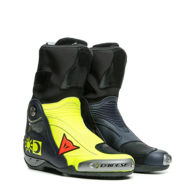 DAINESE AXIAL D1 REPLICA VALENTINO BOOTS FLUO YELLOW/BLUE