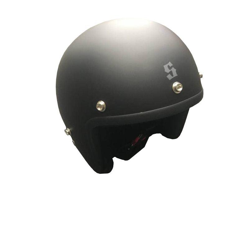 SCORPION BARON W/ STUDS HELMET - MATT BLACK CASSONS PTY LTD sold by Cully's Yamaha