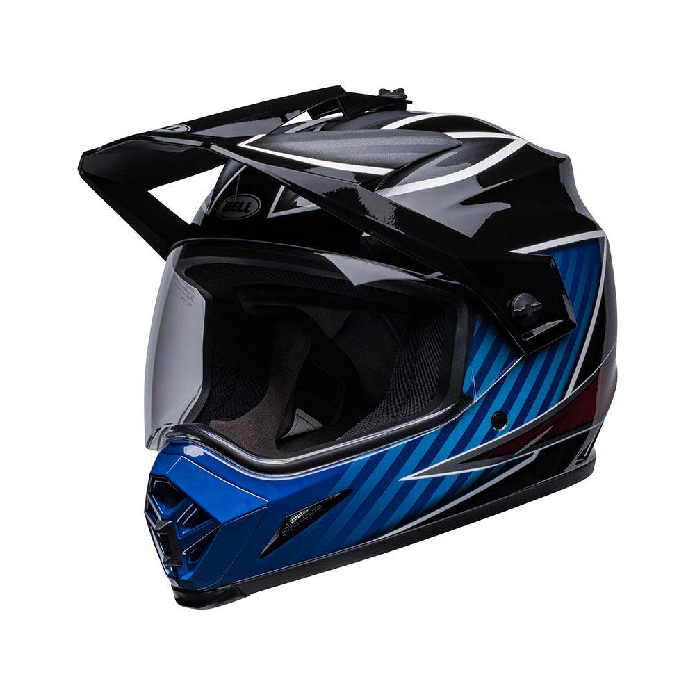 BELL MX-9 ADVENTURE MIPS DALTON HELMET - GLOSS BLACK/BLUE CASSONS PTY LTD sold by Cully's Yamaha