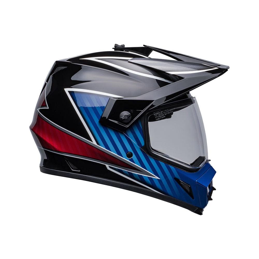 BELL MX-9 ADVENTURE MIPS DALTON HELMET - GLOSS BLACK/BLUE CASSONS PTY LTD sold by Cully's Yamaha