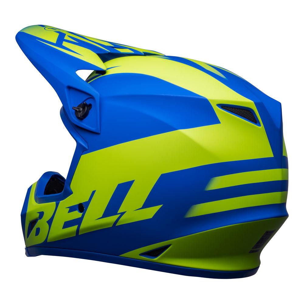 BELL MX-9 MIPS DISRUPT 2022 HELMET - MATT CLASSIC BLUE/HI-VIZ YELLOW CASSONS PTY LTD sold by Cully's Yamaha