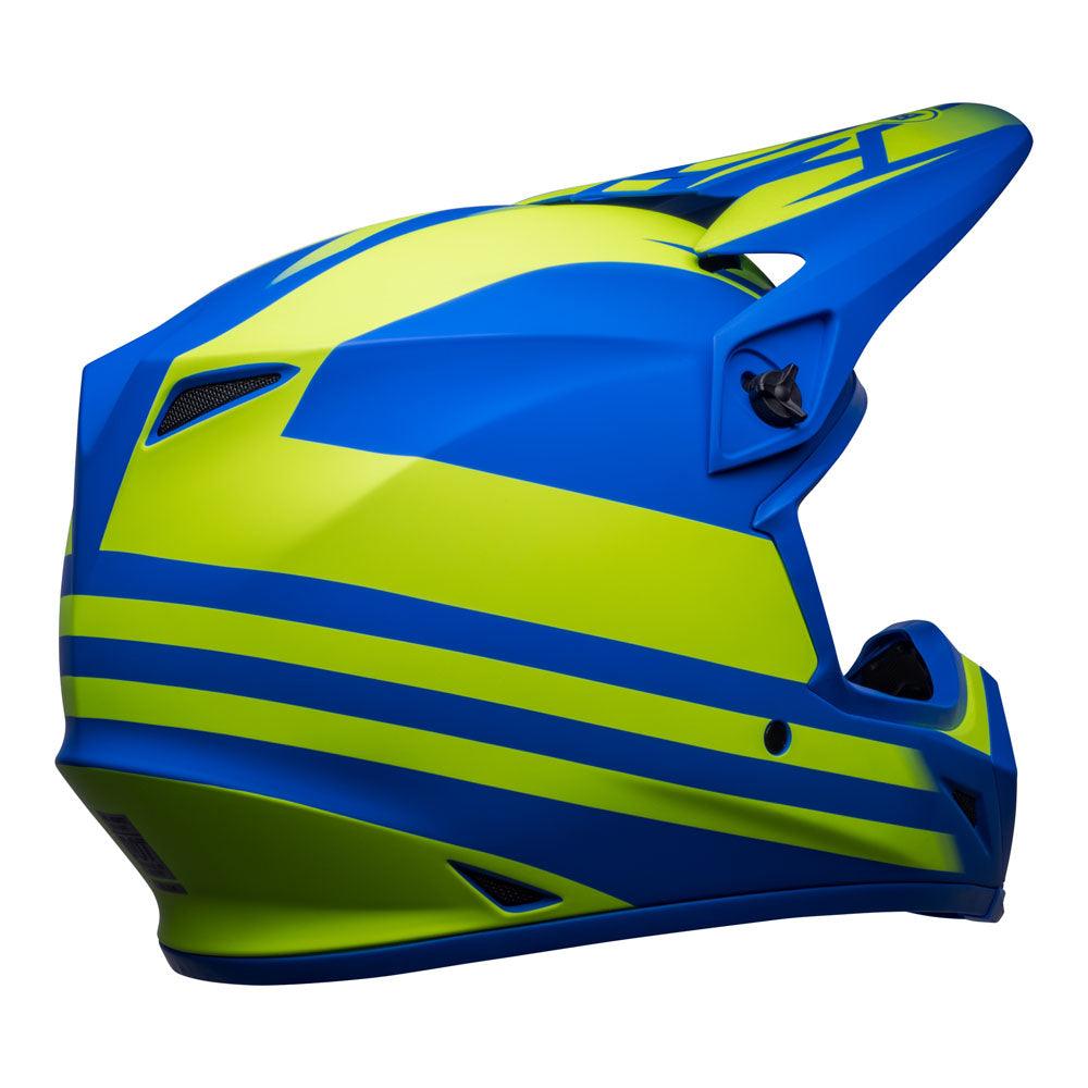 BELL MX-9 MIPS DISRUPT 2022 HELMET - MATT CLASSIC BLUE/HI-VIZ YELLOW CASSONS PTY LTD sold by Cully's Yamaha