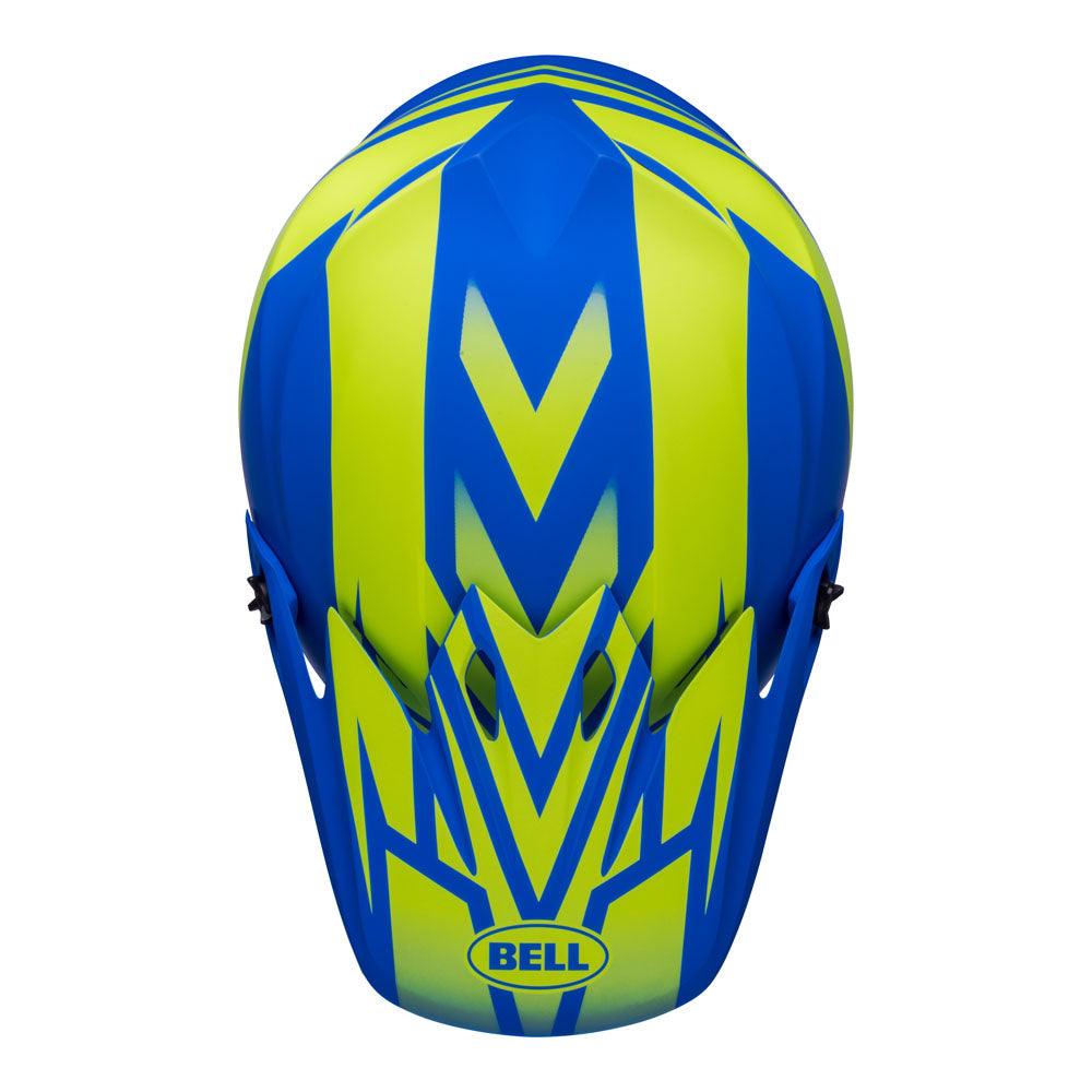 BELL MX-9 MIPS DISRUPT 2022 HELMET - MATT CLASSIC BLUE/HI-VIZ YELLOW CASSONS PTY LTD sold by Cully's Yamaha
