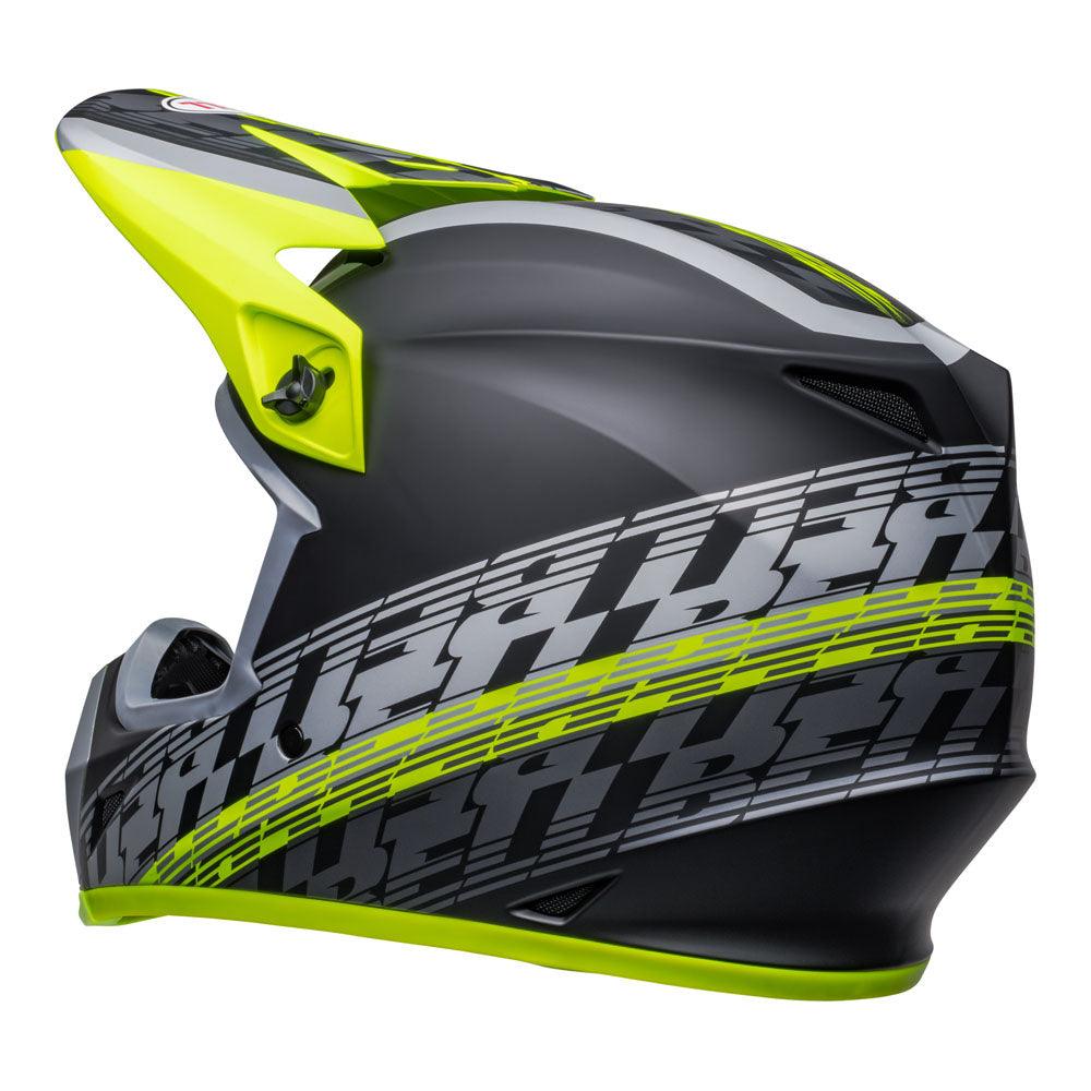 BELL MX-9 MIPS OFFSET 2022 HELMET - MATT BLACK/HI-VIZ YELLOW CASSONS PTY LTD sold by Cully's Yamaha