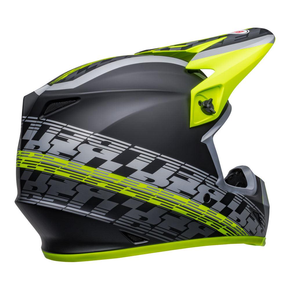 BELL MX-9 MIPS OFFSET 2022 HELMET - MATT BLACK/HI-VIZ YELLOW CASSONS PTY LTD sold by Cully's Yamaha