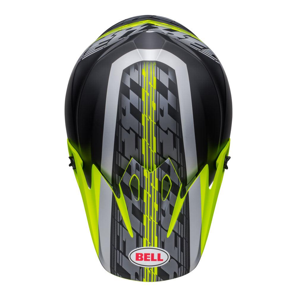 BELL MX-9 MIPS OFFSET 2022 HELMET - MATT BLACK/HI-VIZ YELLOW CASSONS PTY LTD sold by Cully's Yamaha