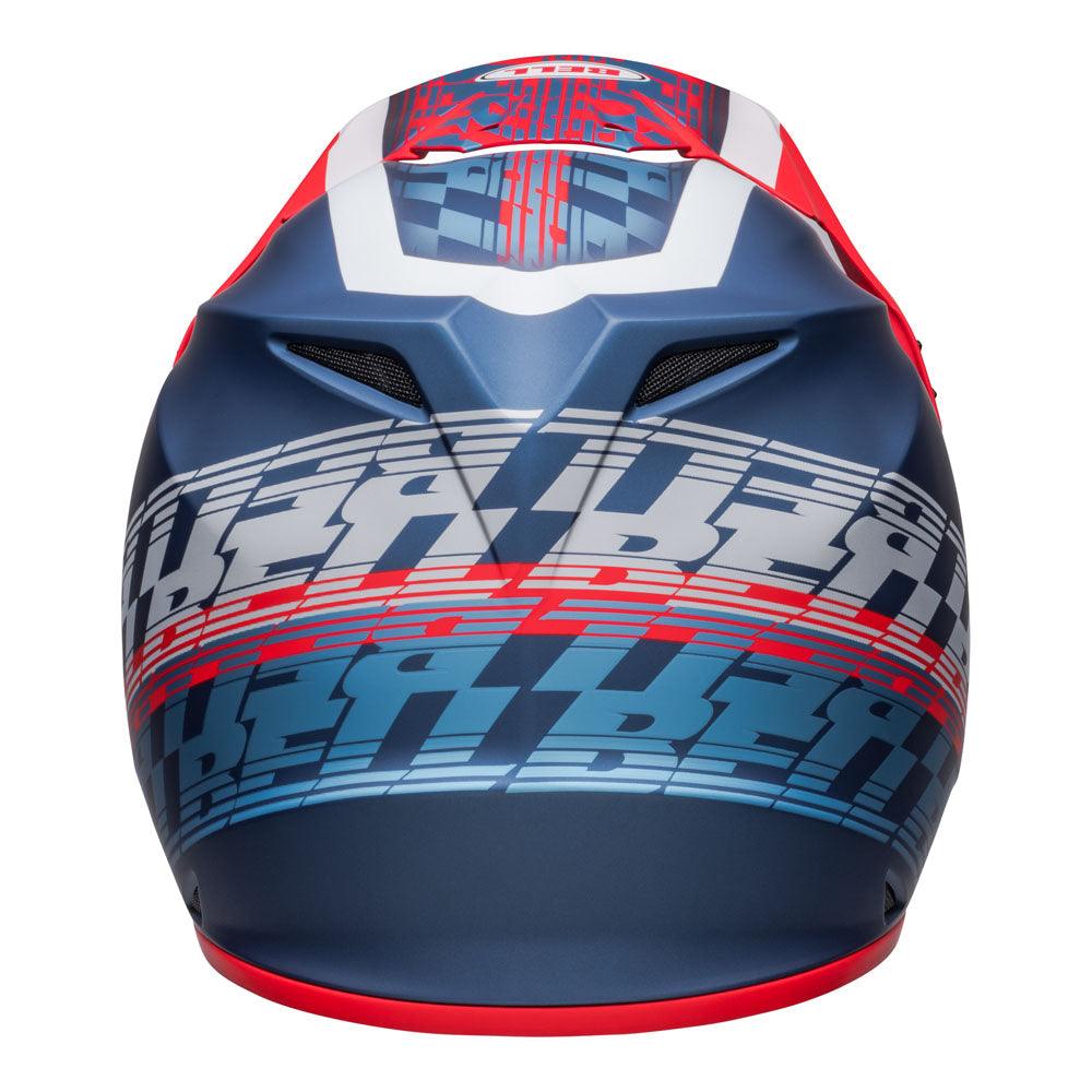 BELL MX-9 MIPS OFFSET 2022 HELMET - MATT METALLIC BLUE/WHITE CASSONS PTY LTD sold by Cully's Yamaha
